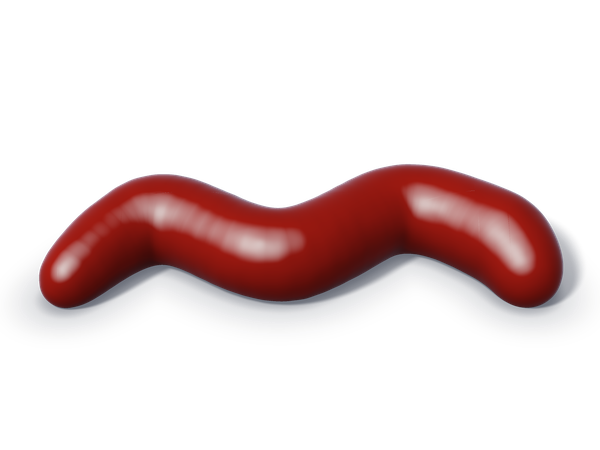 Illustration of red stool