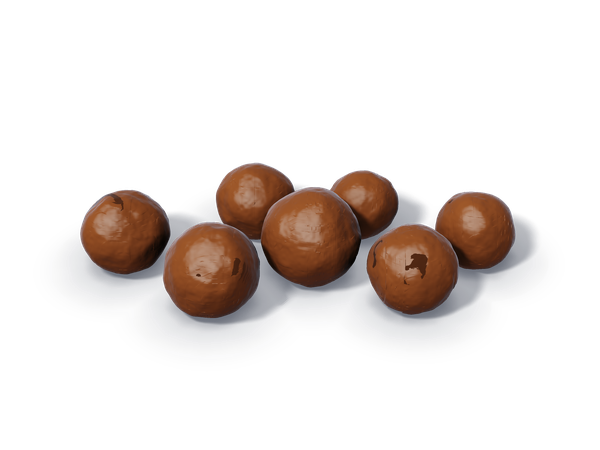 Type 1 on the Bristol stool chart: Separate hard lumps, like nuts (hard to pass)