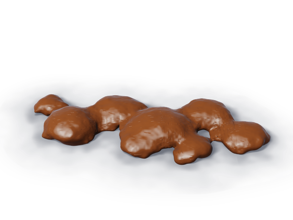Type 6 on the Bristol stool chart: Fluffy pieces with ragged edges, a mushy stool